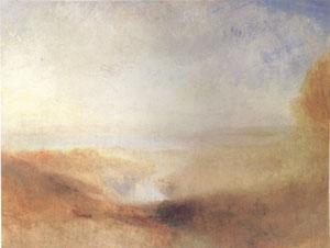 Joseph Mallord William Turner Landscape with Distant River and Bay (mk05) France oil painting art